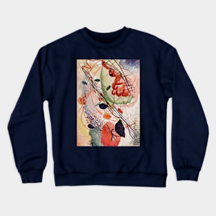 Aquarell print by Wassily Kandinsky Crewneck Sweatshirt